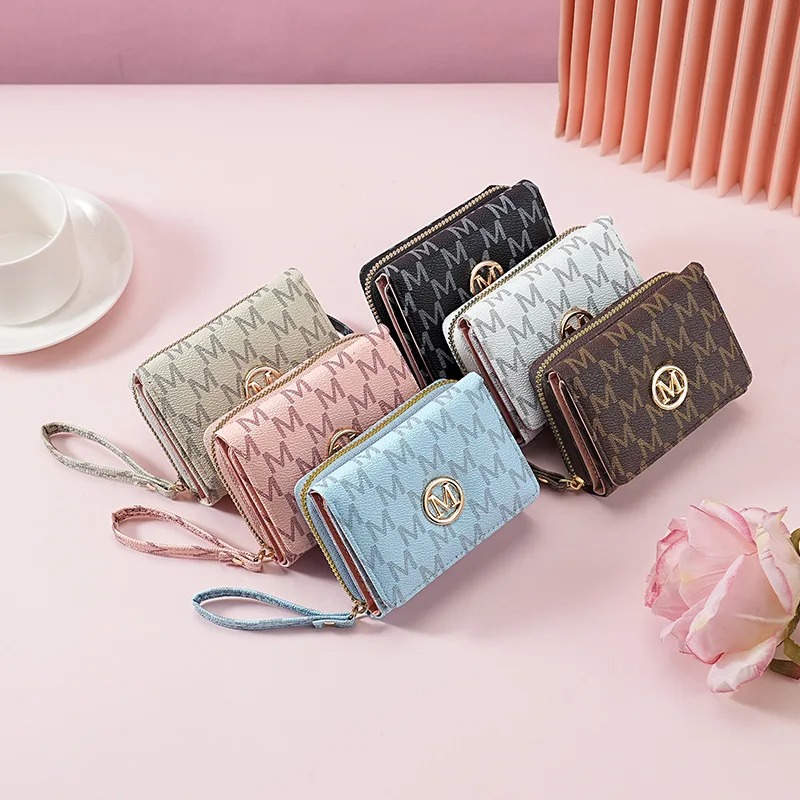 Women Bags Daily Use - Portefeuille à trois volets avec motif