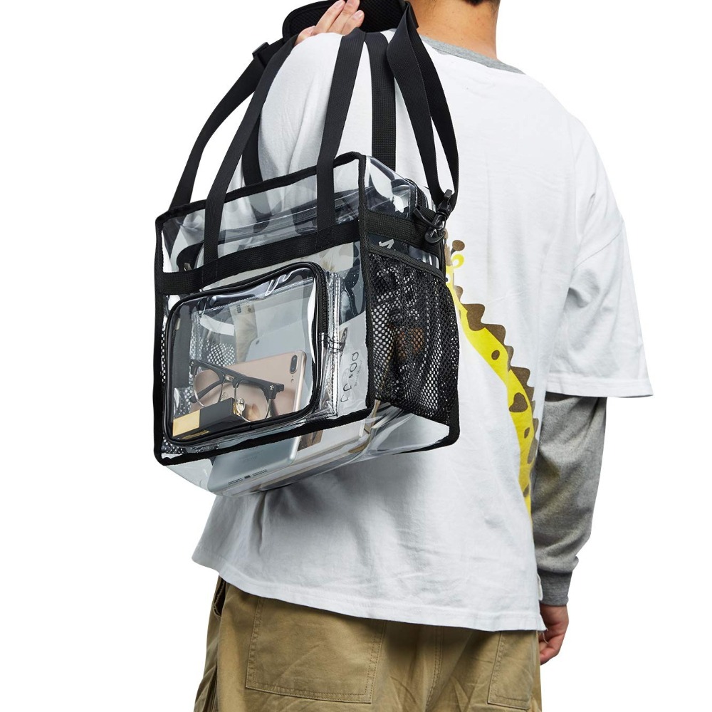 Women Bags Daily Use - Sac fourre-tout transparent robuste en plastique,
