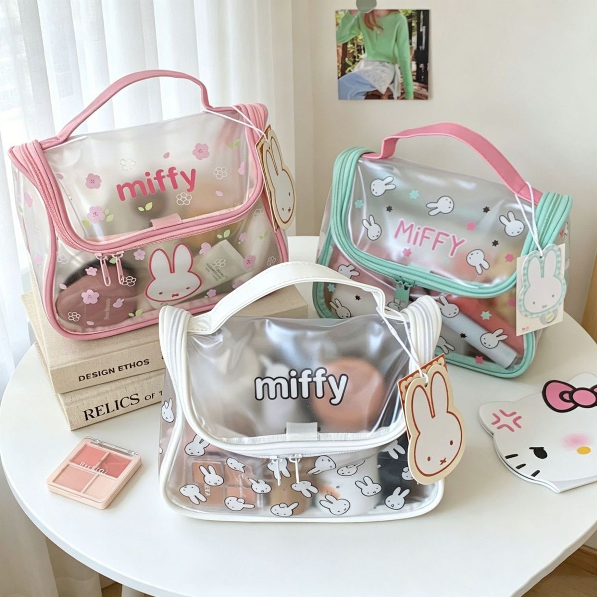 Jelly Bag Clear Pvc - Sac cosmétique transparent en PVC avec
