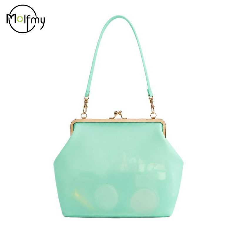 Jelly Bag Clear Pvc - Sac fourre-tout transparent en PVC imperméable