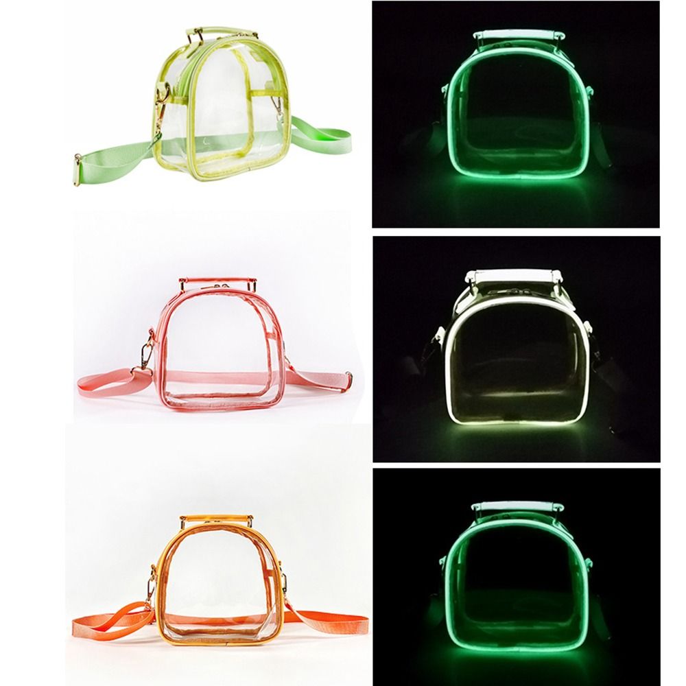 Jelly Bag Clear Pvc - Sac fourre-tout transparent imperméable, fluorescent, grande