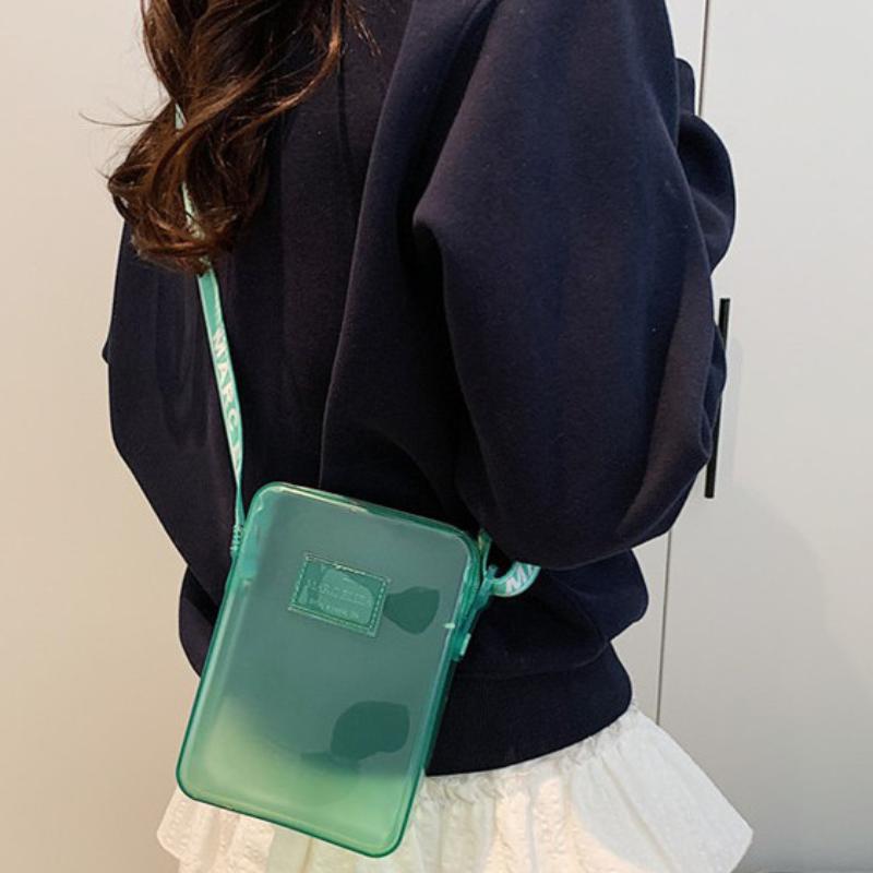 Women Bags Daily Use - Sac messager en PVC transparent à