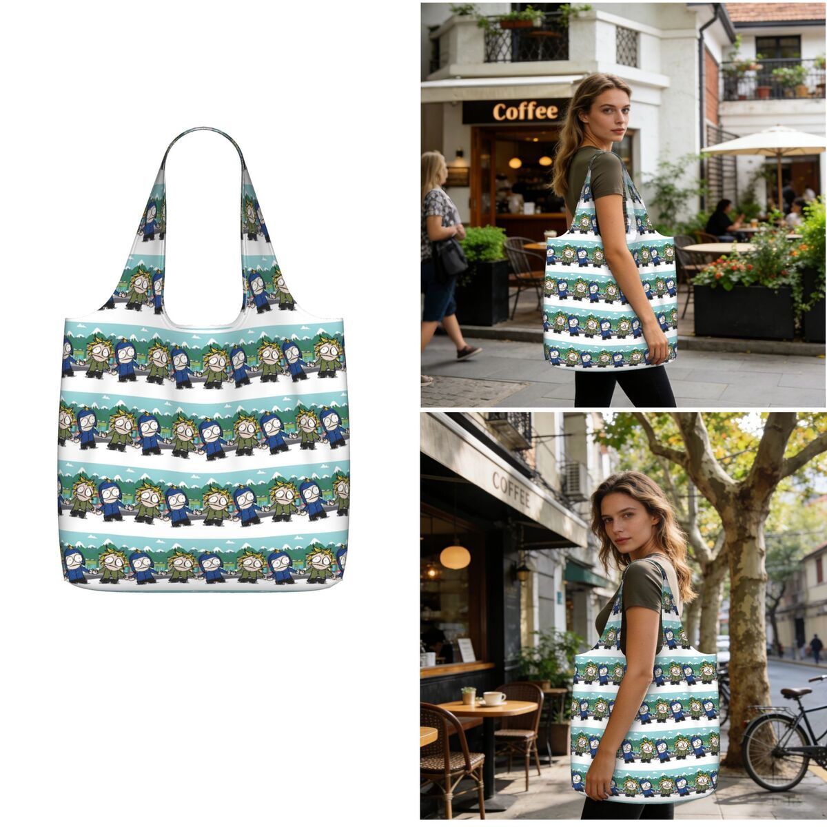 Women X Bags - Sac fourre-tout en toile Craig X