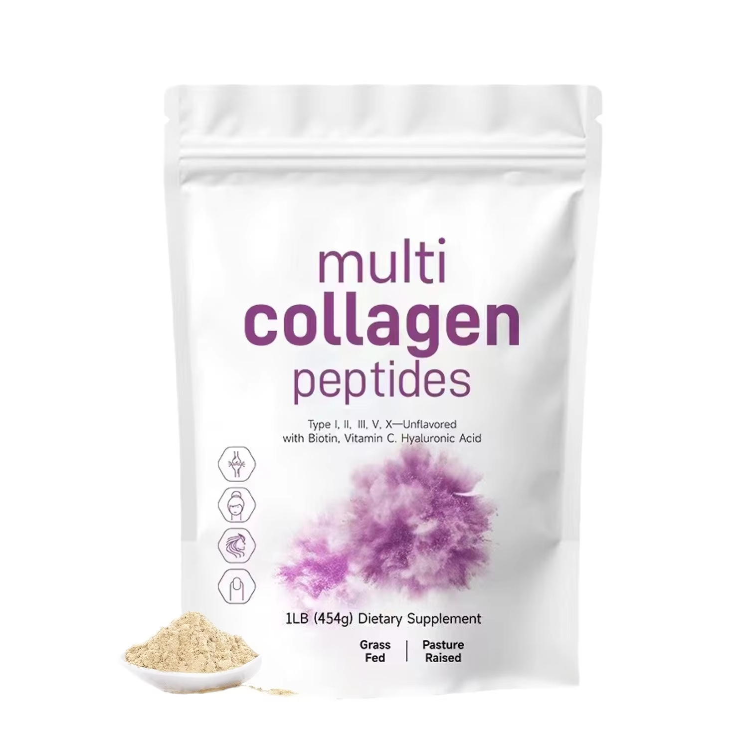 Women X Bags - Poudre de peptides multi-colagène 454G –