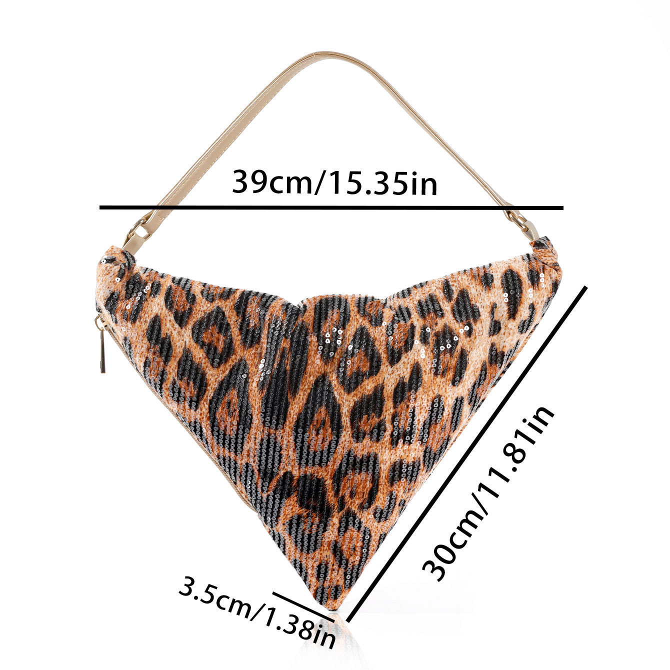 Sac croissant imprimé léopard, - Women Bags In Trend avis et prix