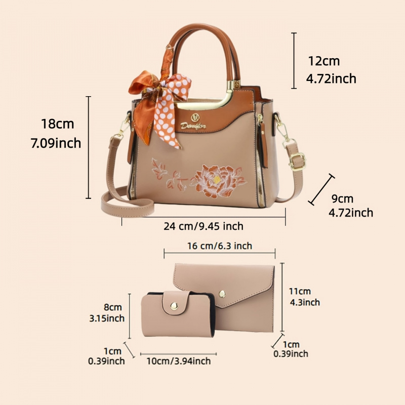Ensemble de 3 sacs à main brod - Women Bags Daily Use avis et prix