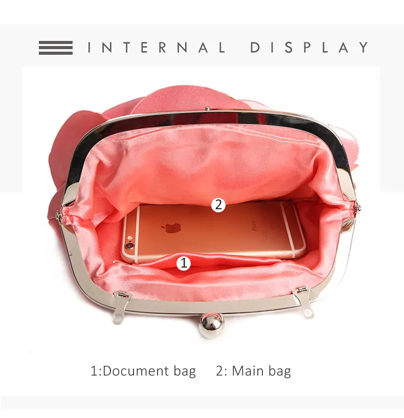 Sac de soirée floral portable  - Mini Purse Chain avis et prix