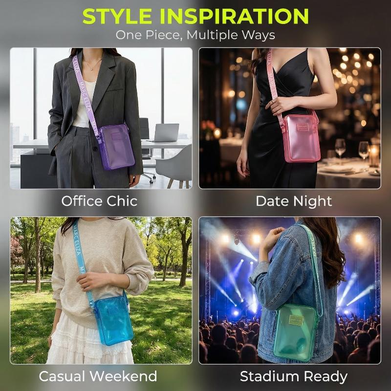 Sac messager en PVC transparen - Women Bags Daily Use avis et prix