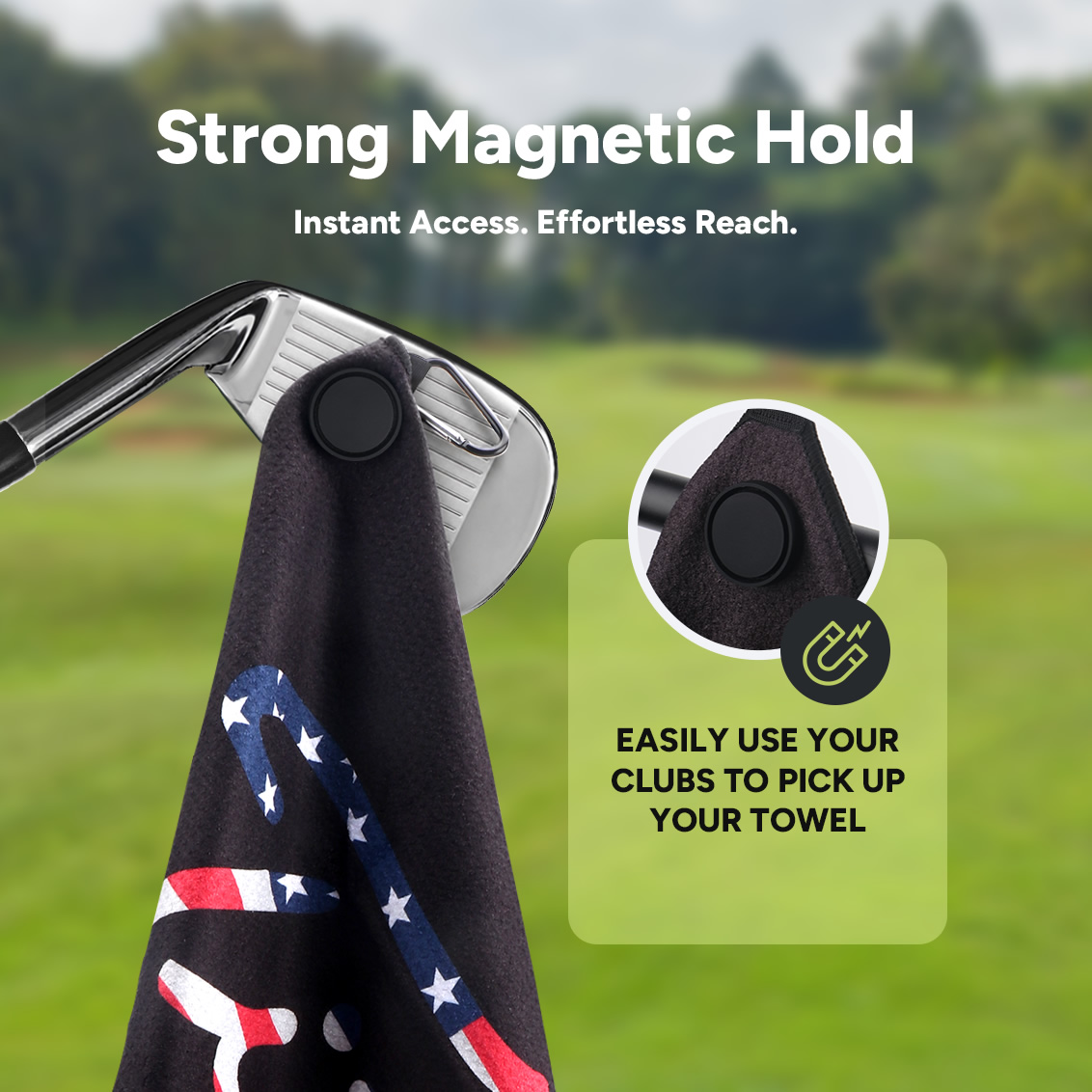 Serviette de golf magnétique a - Women X Bags avis et prix