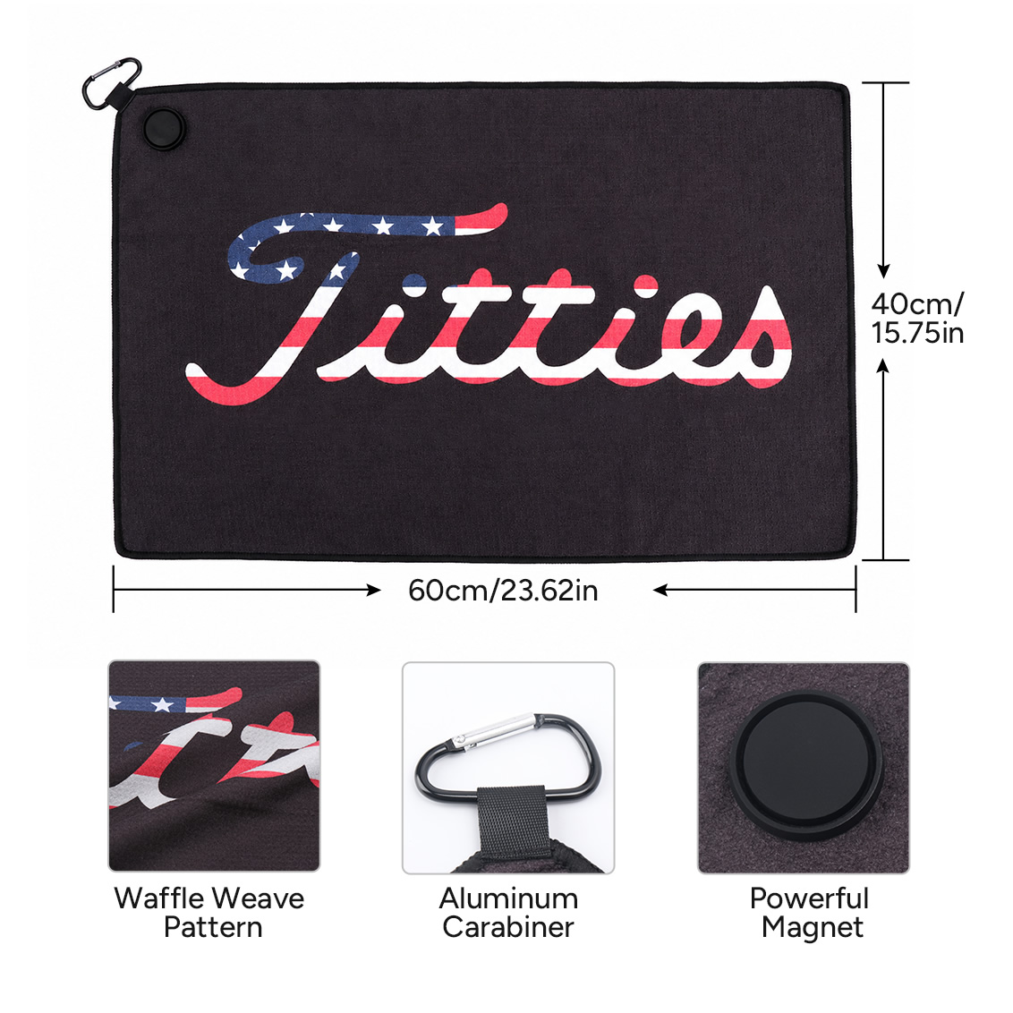 Serviette de golf magnétique a - Women X Bags avis et prix