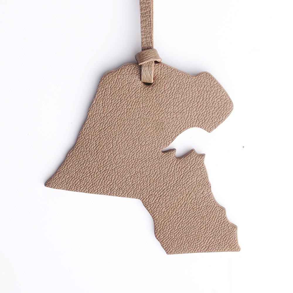 Porte-clés en vrai cuir nature - Women Bags Kuwait avis et prix